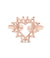 Unique Heart Silver Ear Cuff EC-1182